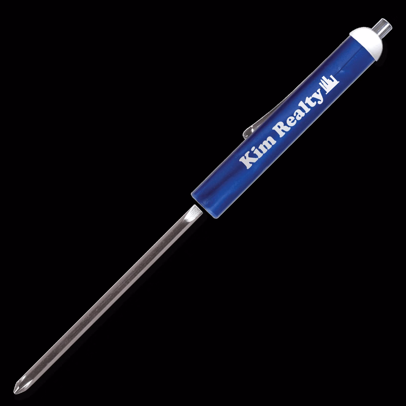 Pocket Screwdriver Reversible Flat Blade + Magnet Top