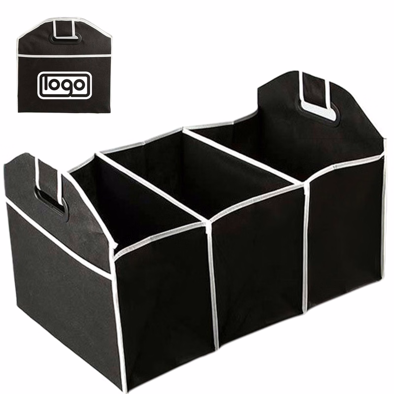 Collapsible Nonwoven Car Trunk Organizer w/ Handles
