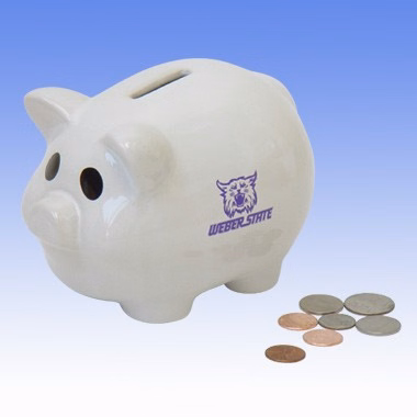 WHITE PIGGY BANK