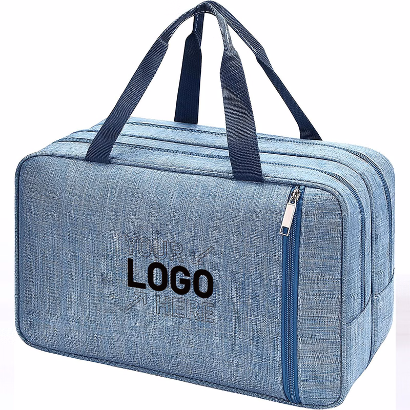 Wet and dry toiletry bag
