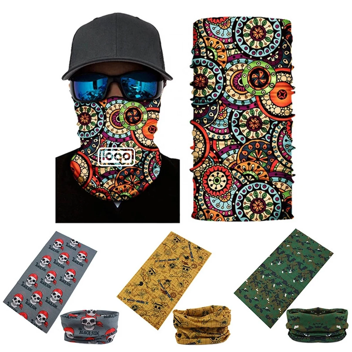 Custom Seamless Cooling Neck Gaiter 1