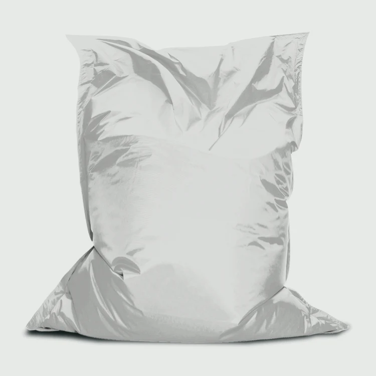 Branded Bean™ Bag, Stock White with Foam - 3'W x 4.4'H 1