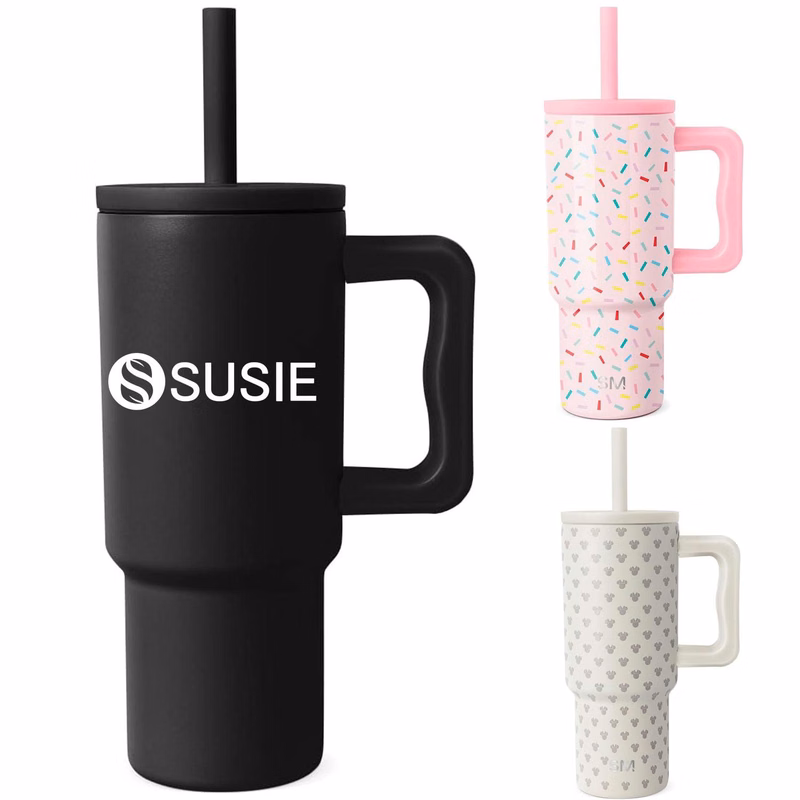 24oz Kids Vacuum Cup – Leakproof with Soft Silicone Straw