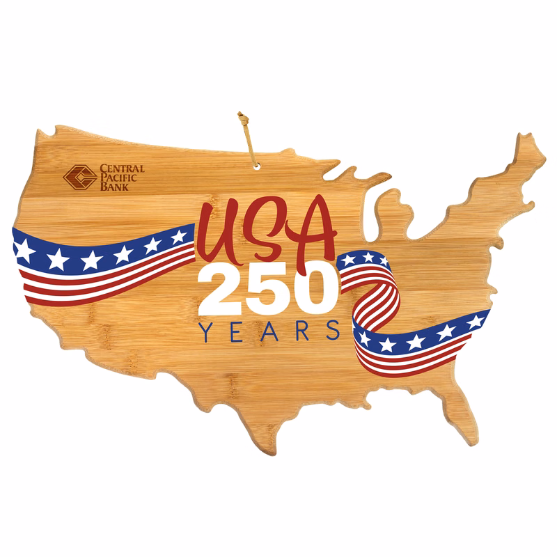 Limited Edition USA 250th Anniversary UV Cutting and Serving Board