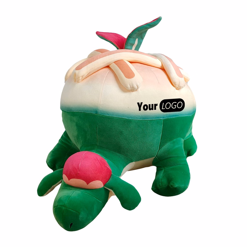 Cotton 15.7 Green Turtle Plushies Animal Tortoise Plush Toy