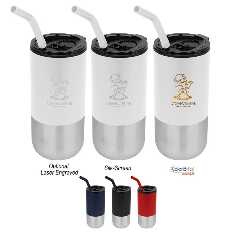 18 Oz. Modern Stainless Steel Tumbler 1
