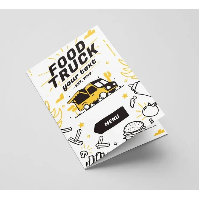 Folded Take-Out Menus - 11" x 17" 1