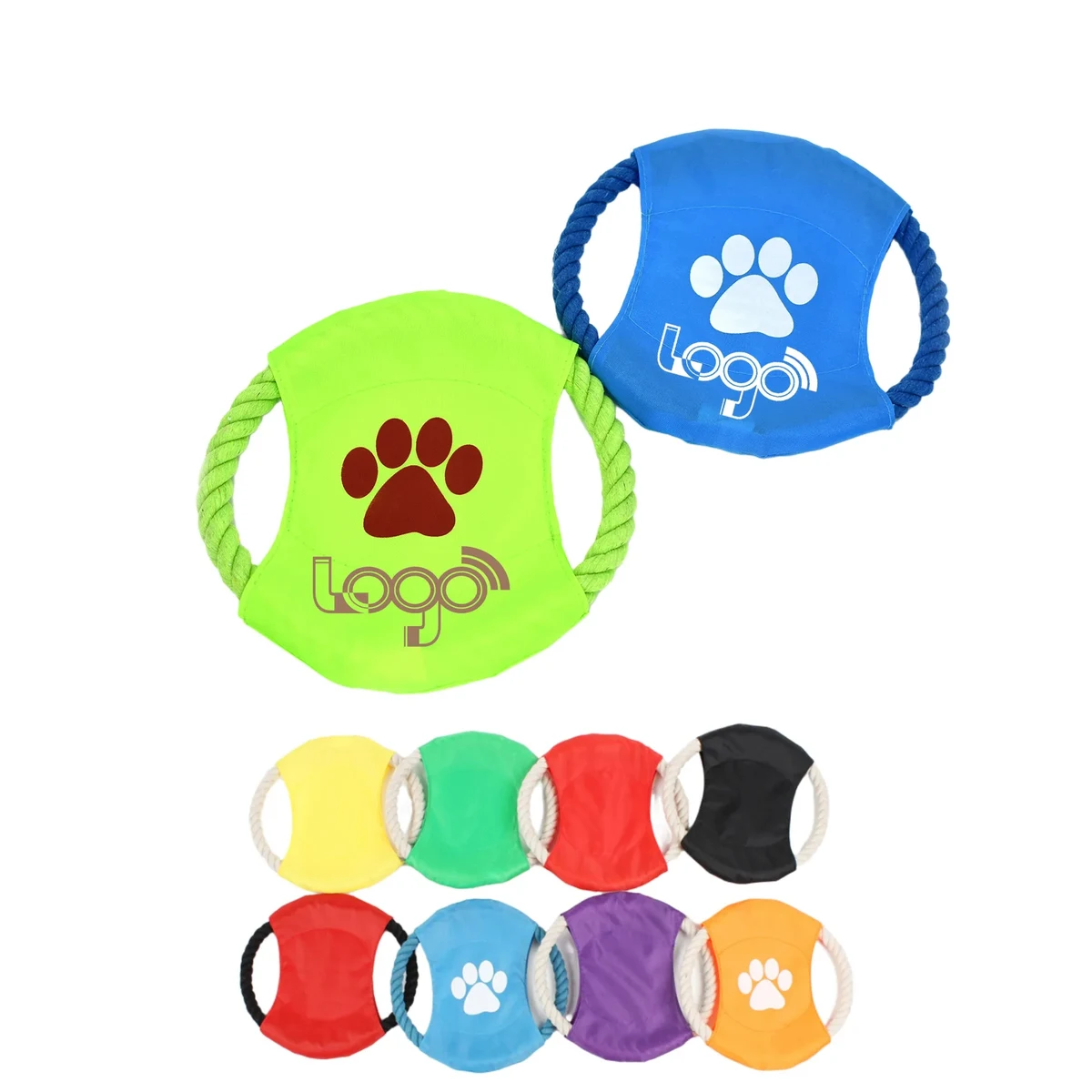 Pet Full Color Rope Flying Disc 1
