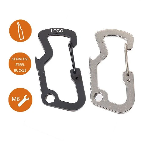 Multi-functional Stainless Steel Carabiner 1