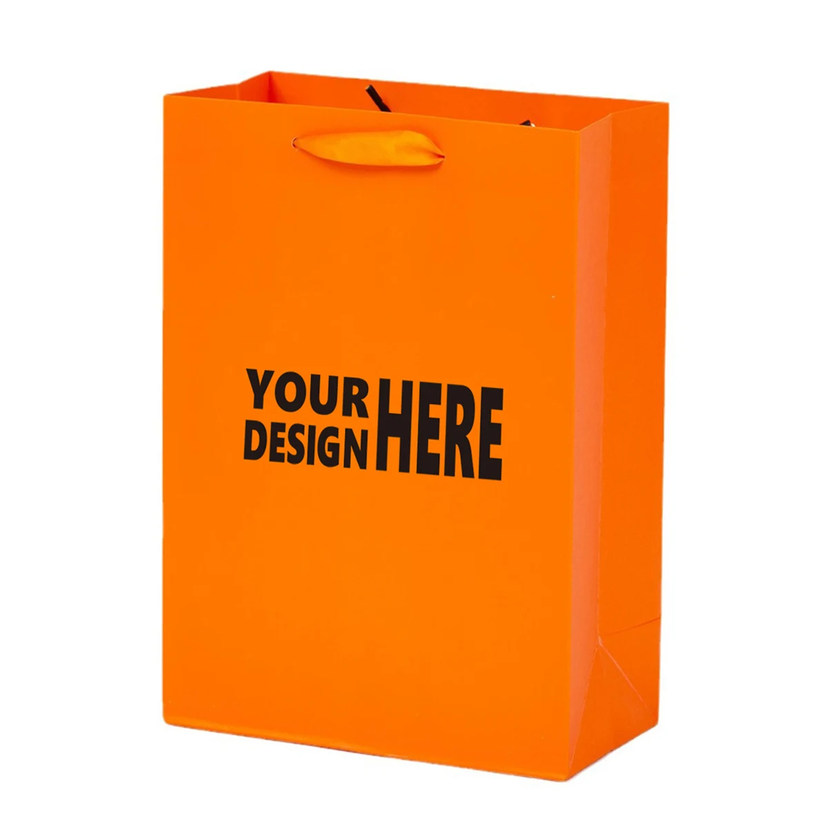 MOQ 50 Custom High-End Paper Gift Bag with Handles 1