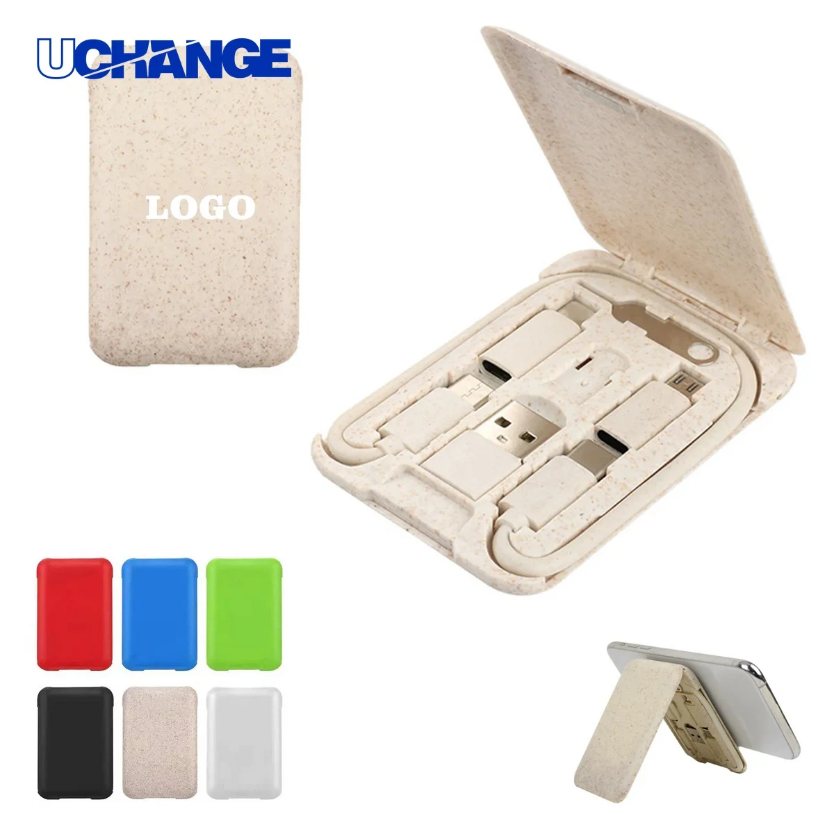 Degradable Card Sized Data Cable Case 1