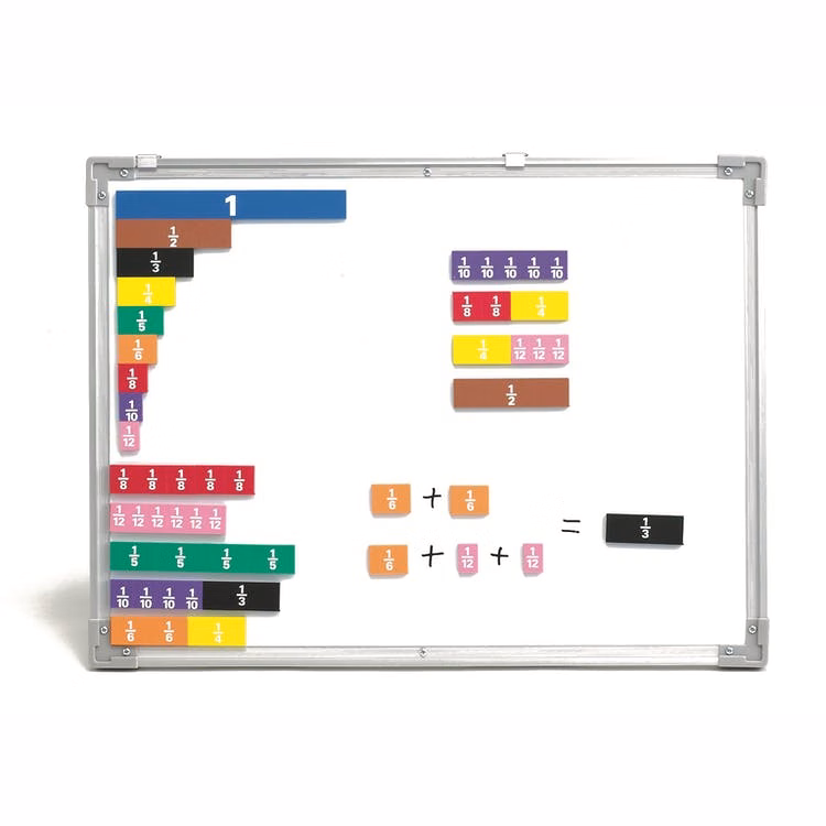 Magnetic Fraction Tiles - Foam 51 Pieces