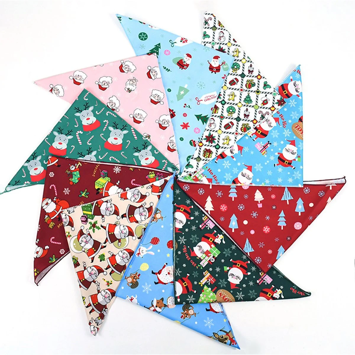 Full Color Christmas Dog Bandana 1