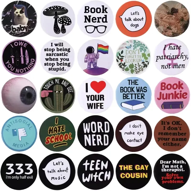 3" Round Pin-back Custom Buttons 1