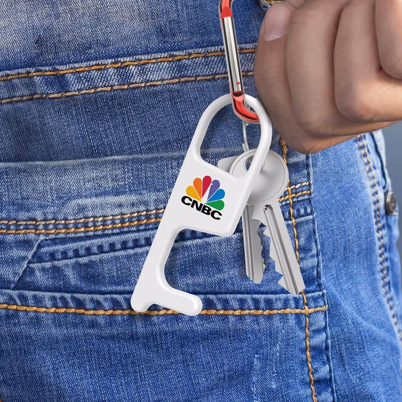 Full Color Safety Hands Free Acrylic Door Opener Tool
