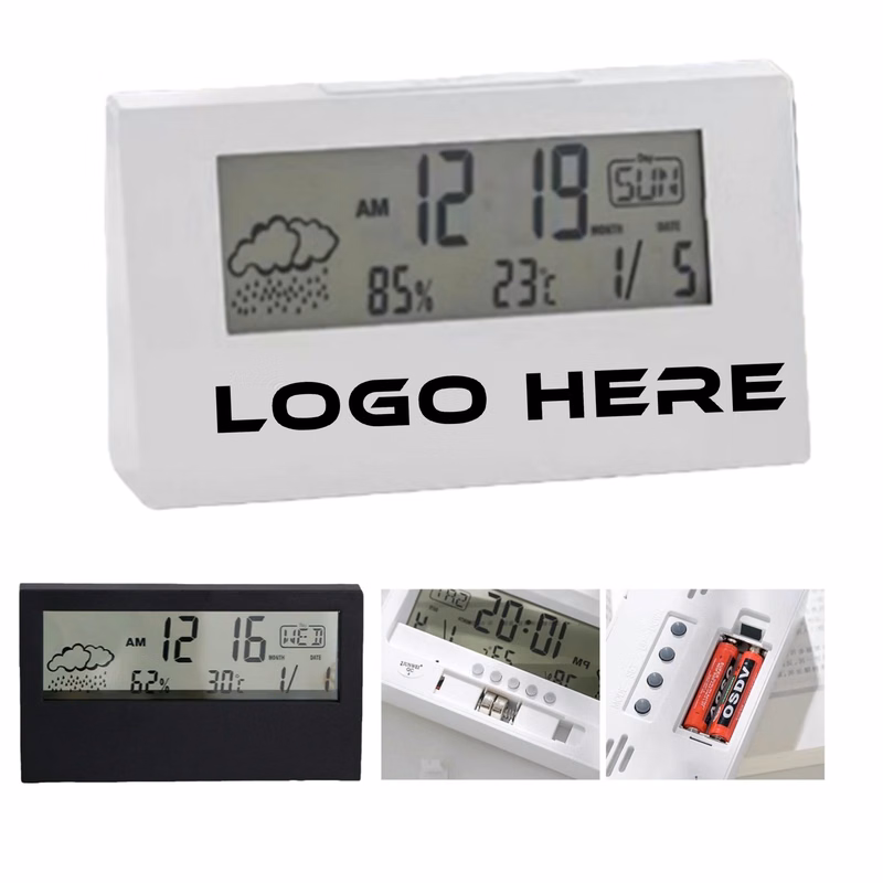 Digital Clock with Temperature and Humidity Display