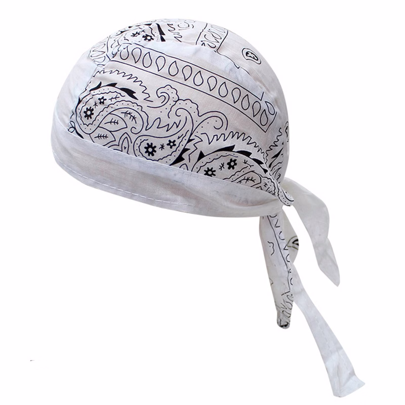 Outdoor Cycling Pirate Hat - Cotton Paisley Bandana
