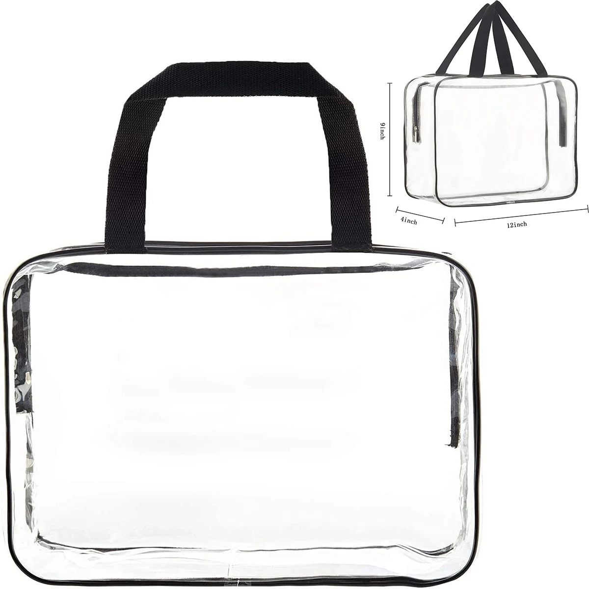 Large Clear Makeup Cosmetic Toiletry Organizer Bag 1