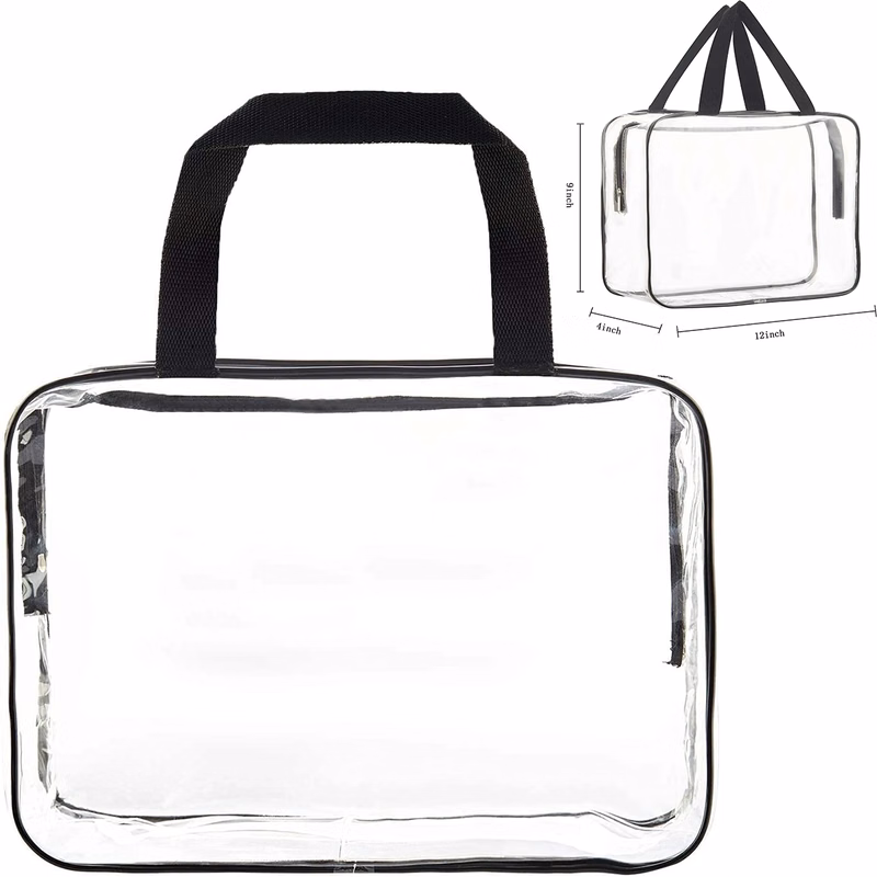 Large Clear Makeup Cosmetic Toiletry Organizer Bag
