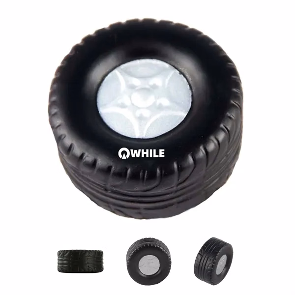 Custom Tire Shaped PU Foam Stress Reliever Ball — Auto Industry & Corporate Gift