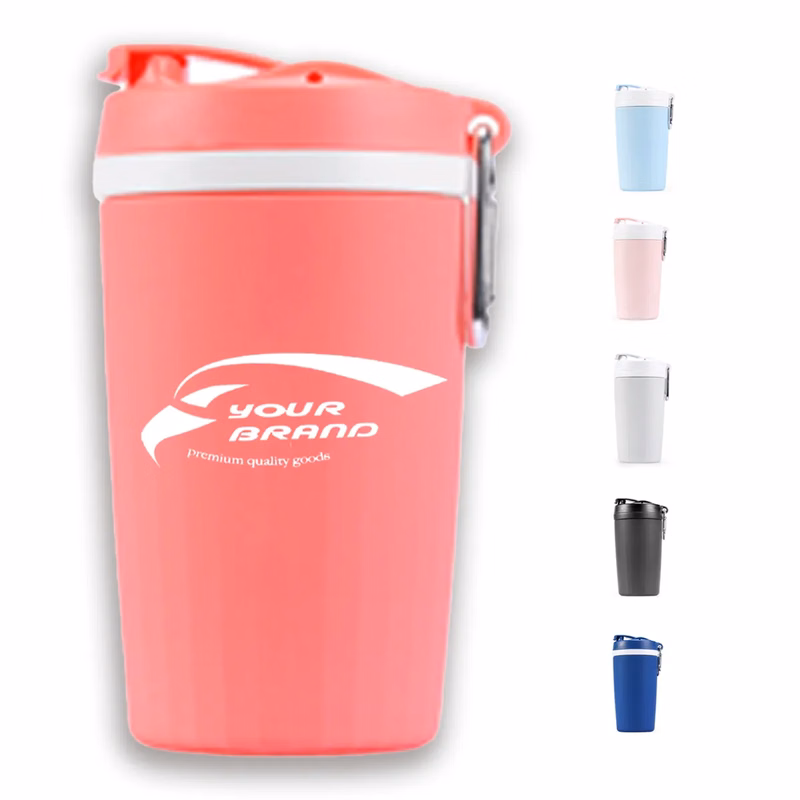Double Wall Insulation Silicon Leak Proof Travel Mug