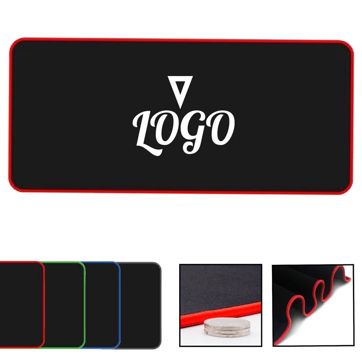 Sublimated Extended Gaming Desk Mouse Mat 1
