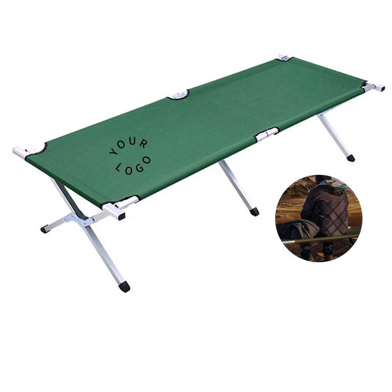 Durable Steel Frame Camping Cot for Outdoor Use