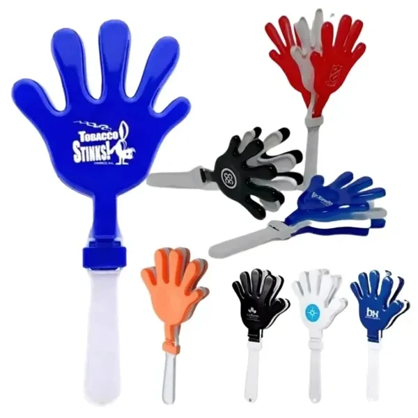 Custom Plastic Hand Clapper Noise Maker — Animated Crowd Engagement Promo Item 1