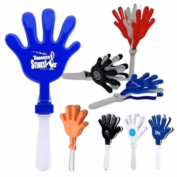 Custom Plastic Hand Clapper Noise Maker — Animated Crowd Engagement Promo Item