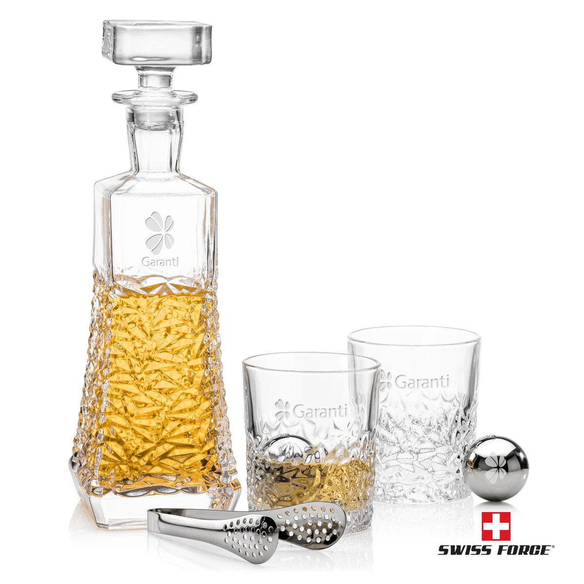 Burnell Decanter Set & Ice Balls, custom bottle opener with logo imprint 1