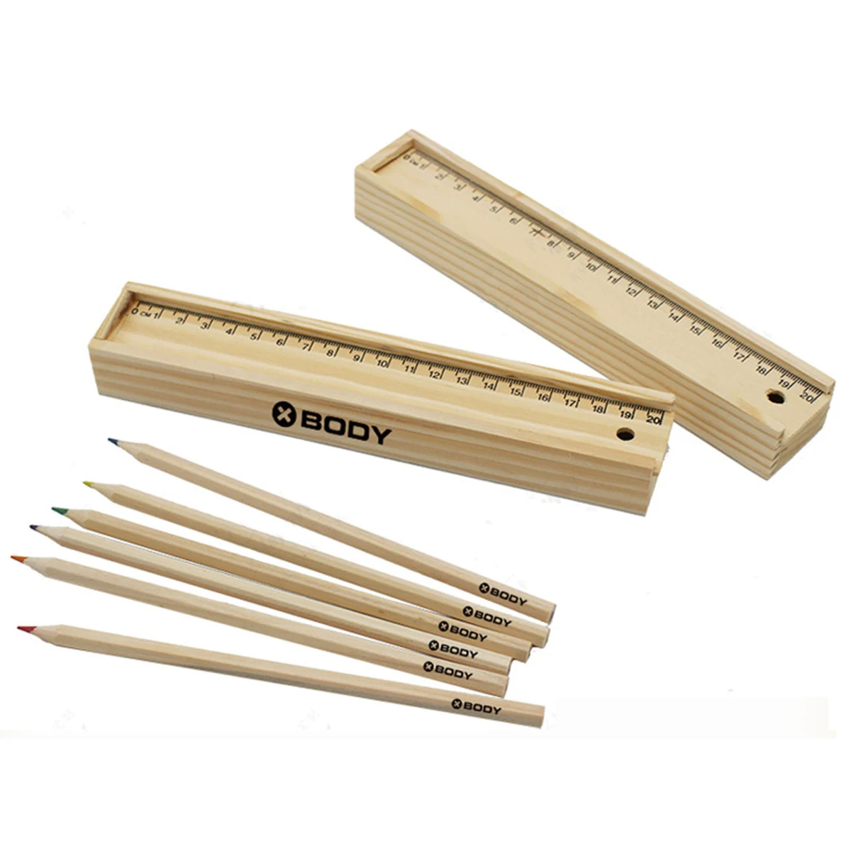 Wooden Colored Pencil Set 1