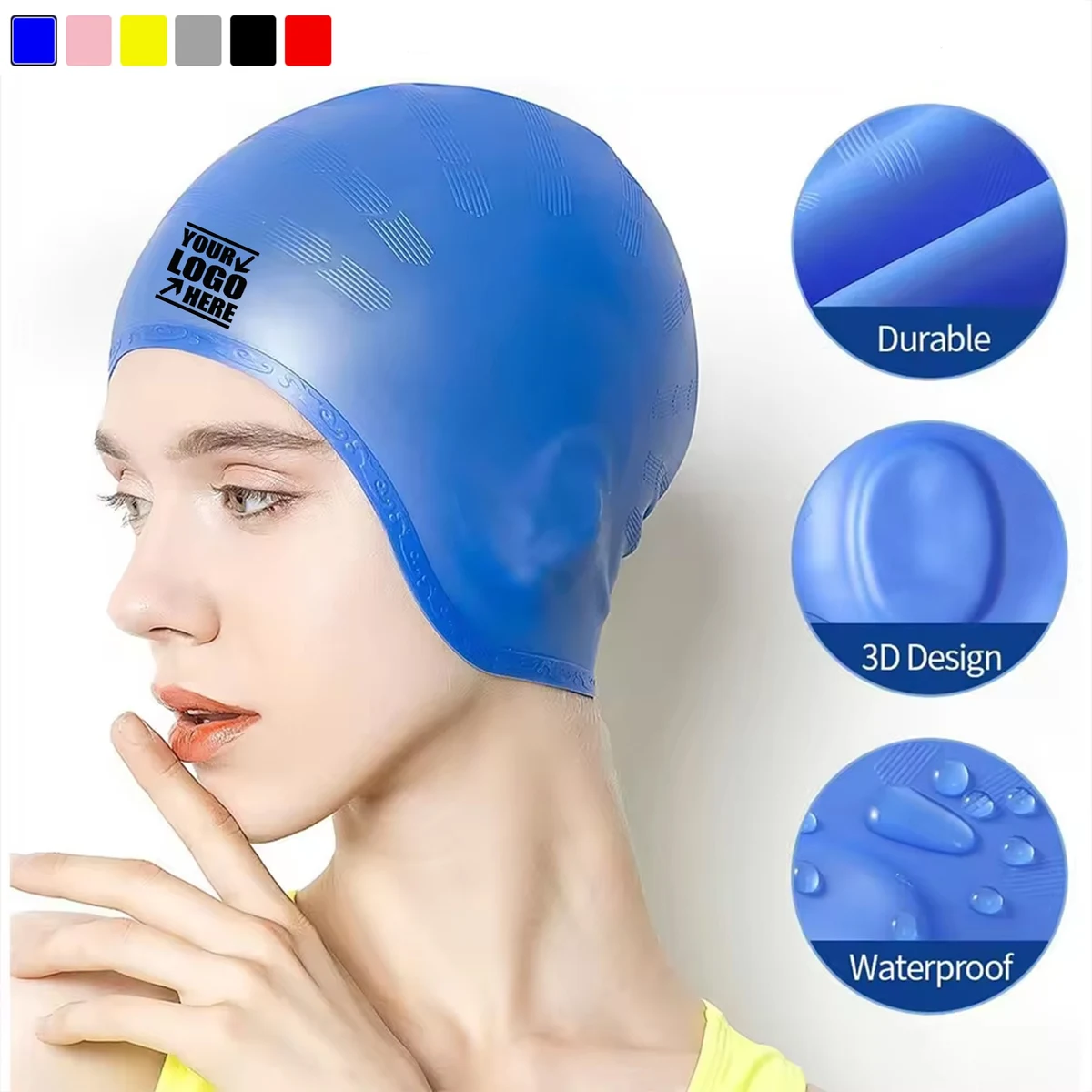 Protect Ears Swimming Cap 1
