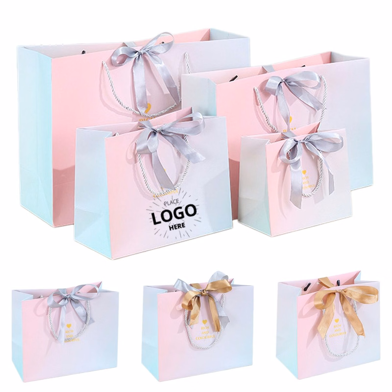 Gradient Gift Tote Paper Bag