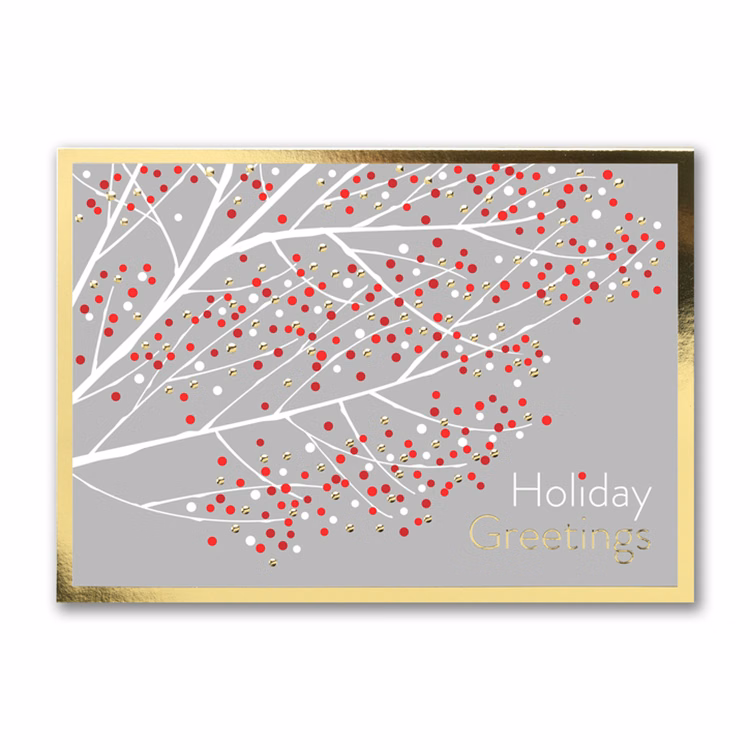 Golden Berries Holiday Card
