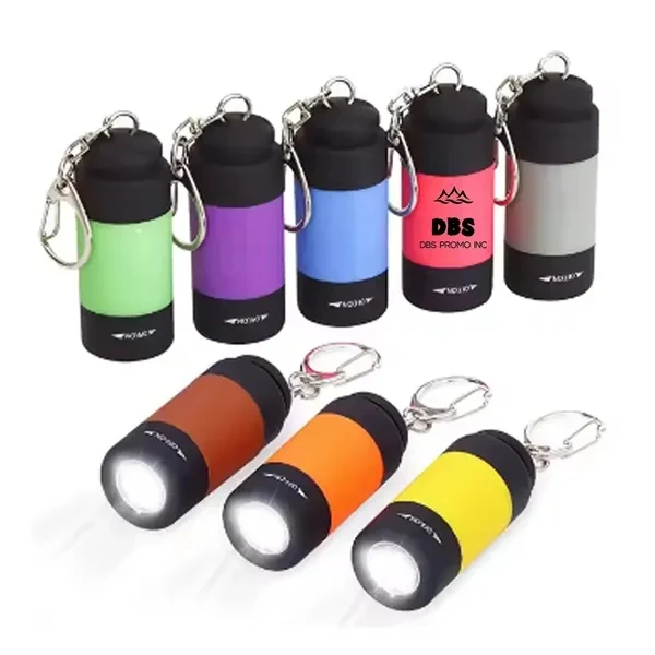 MINI USB Charging LED Keychain Flashlight 1