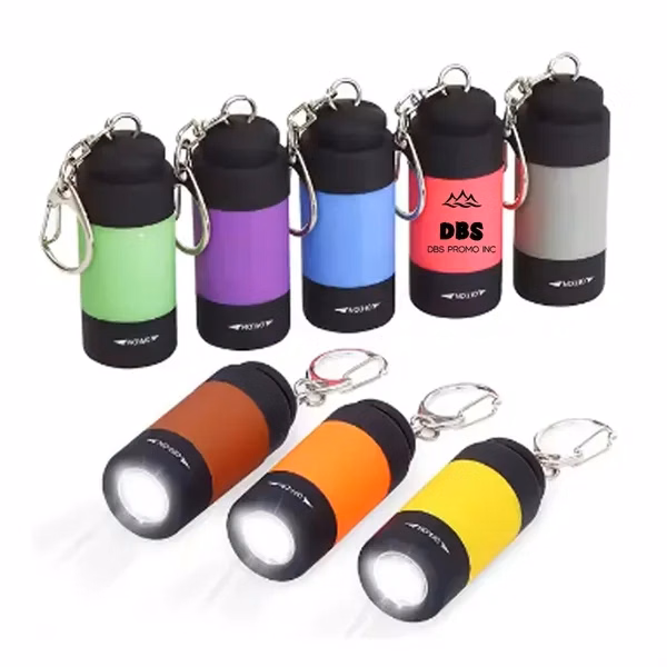 MINI USB Charging LED Keychain Flashlight