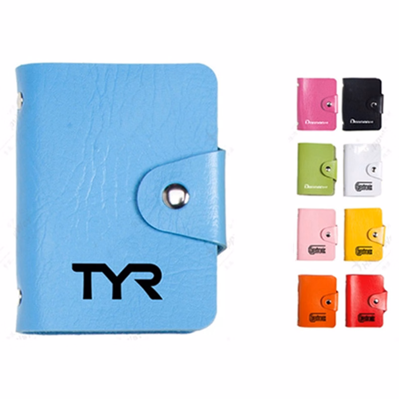 24 Slots Multi-Color PU Card Holder