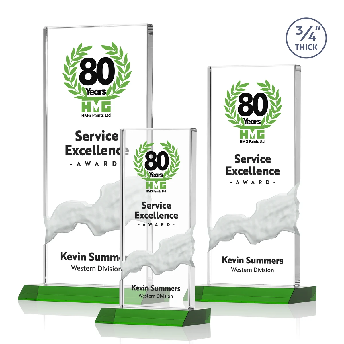 Poole VividPrint™ Award - Green 1