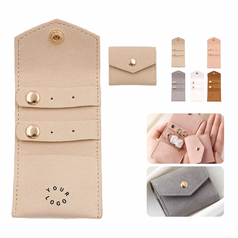 Durable Microfiber Pouch for Travel Jewelry Storage