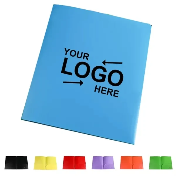 Custom Plastic Letter-Size Double-Pocket Folder — Professional Organization Essential 1