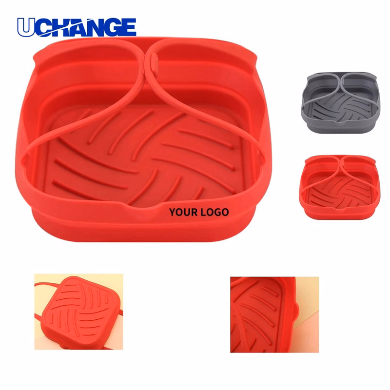 Food Grade Air Fryer Silicone Liner with Handles