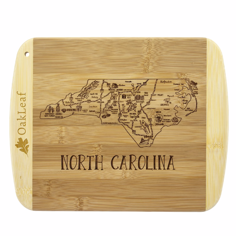 A Slice of Life North Carolina Serving & Cutting Board