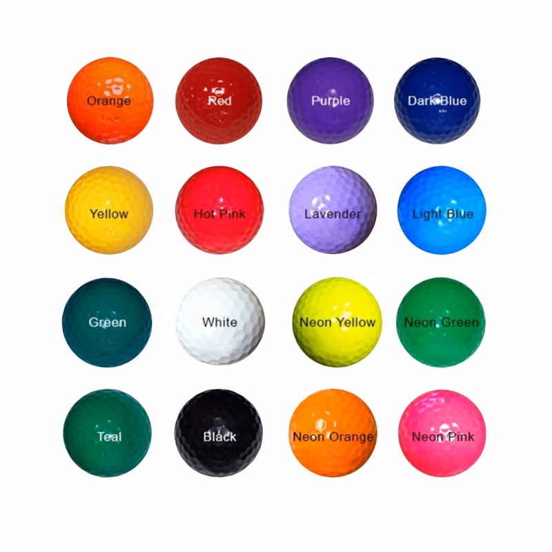 Colored Golf Balls