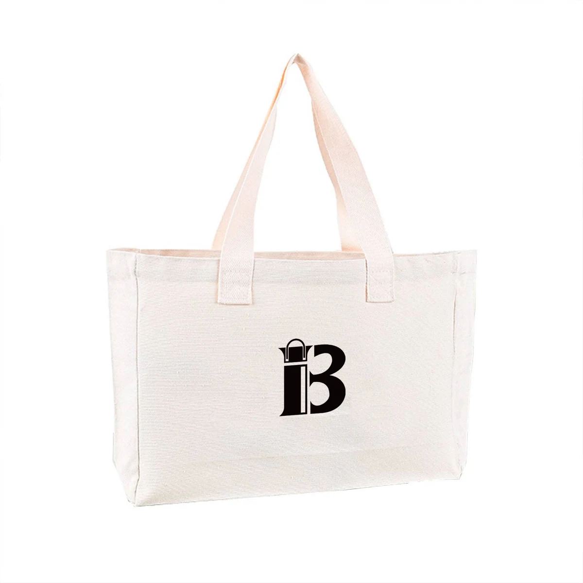 Canvas Literature and art large tote bag for women, custom tote bag with logo imprint 1