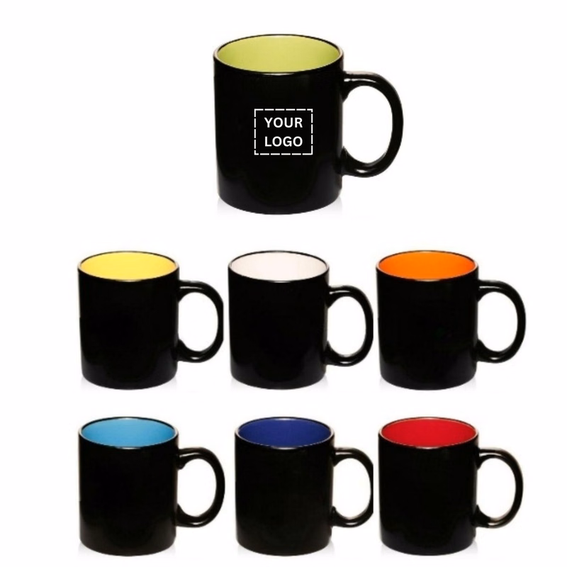 Two-Tone Matte Coffee Mug, 11 oz.