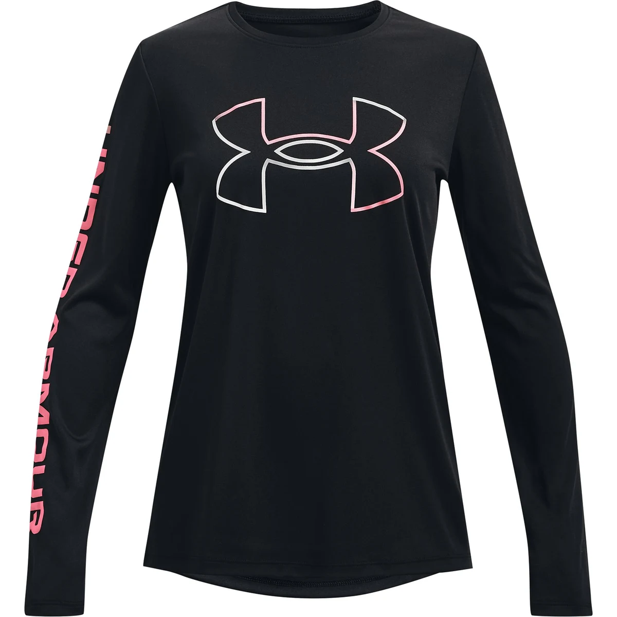 UA Tech Big Logo Girls' Long Sleeve 1