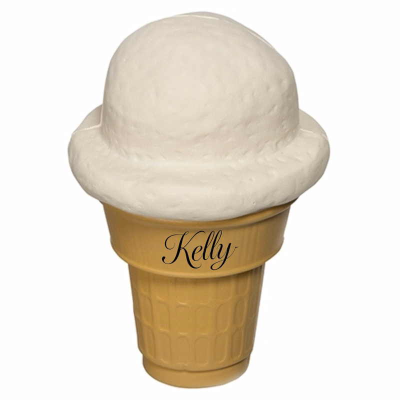 PU Foam Ice Cream Cone Stress Reliever
