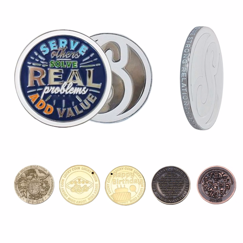 Custom Zinc Alloy Challenge Coin Commemorative Token