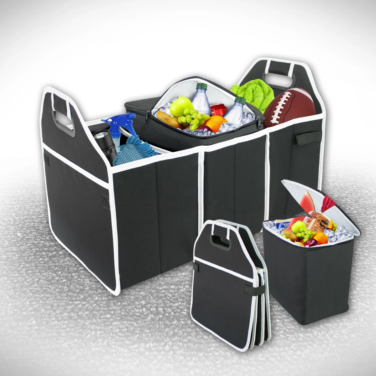 Auto Trunk Organizer W/ Removable Cooler 1