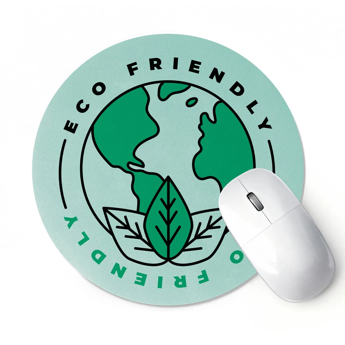 8" Round Full Color Soft Surface Mouse Pad 1